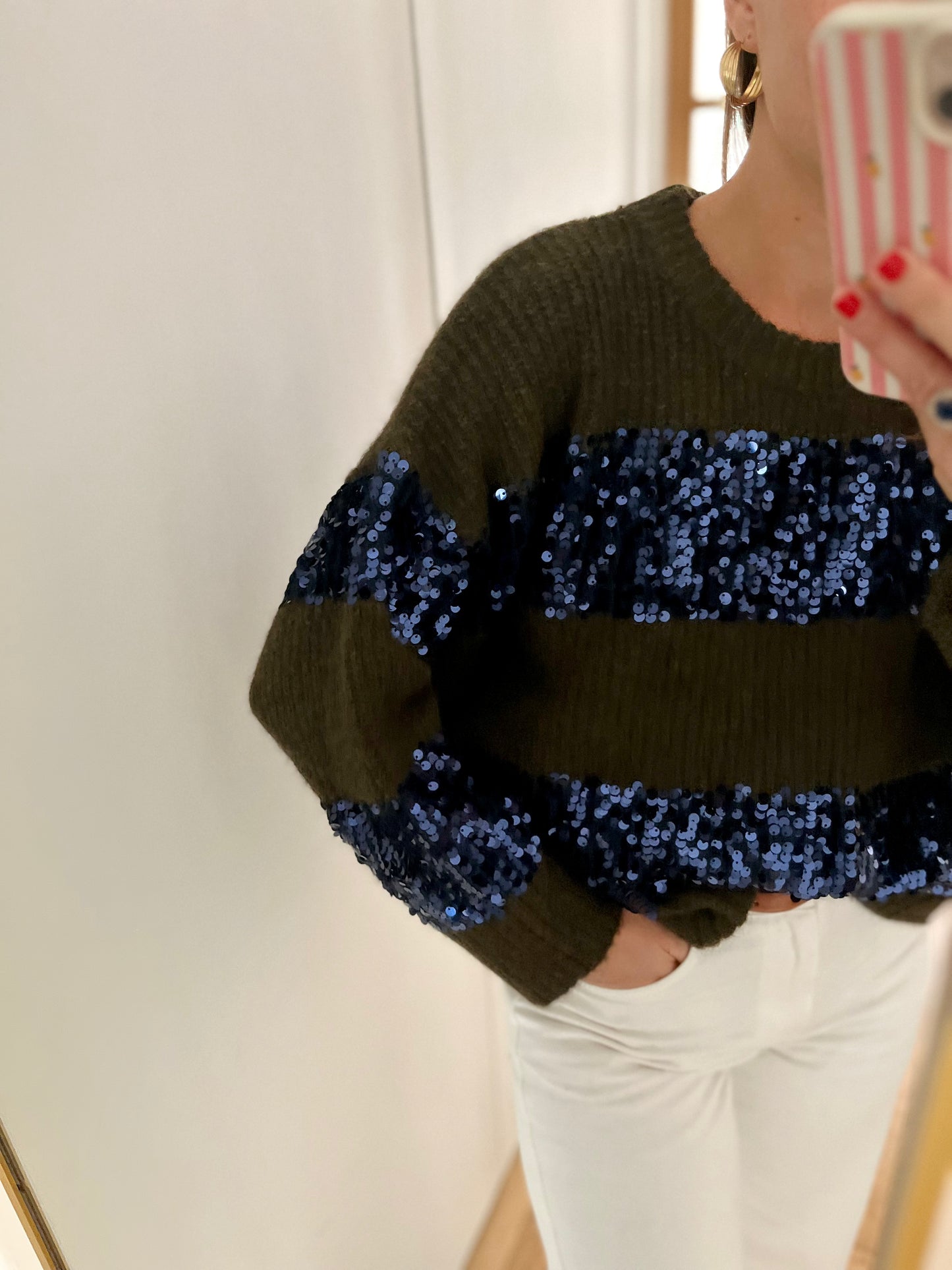 Pull ASTRAL kaki/bleu