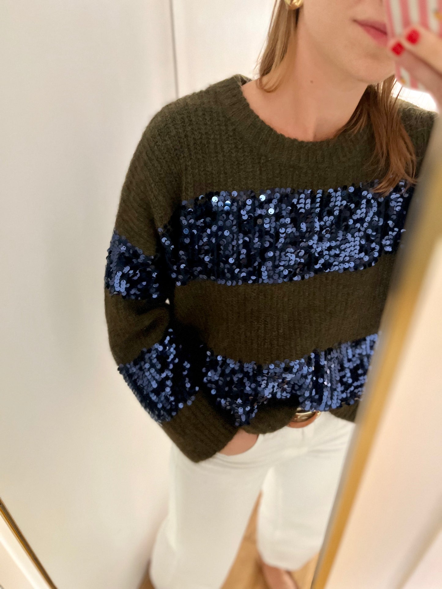 Pull ASTRAL kaki/bleu