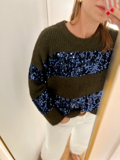 Pull ASTRAL kaki/bleu