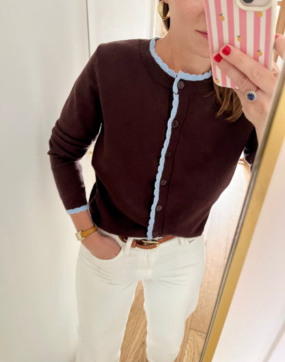 Gilet NABIL marron