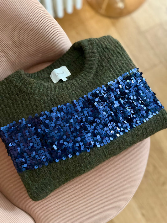 Pull ASTRAL kaki/bleu