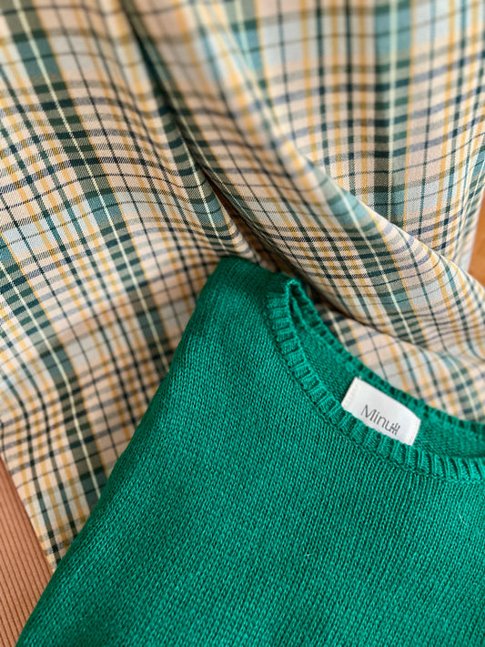 Pull PÉNÉLOPE vert émeraude