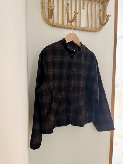 Veste GUIREC marine/marron