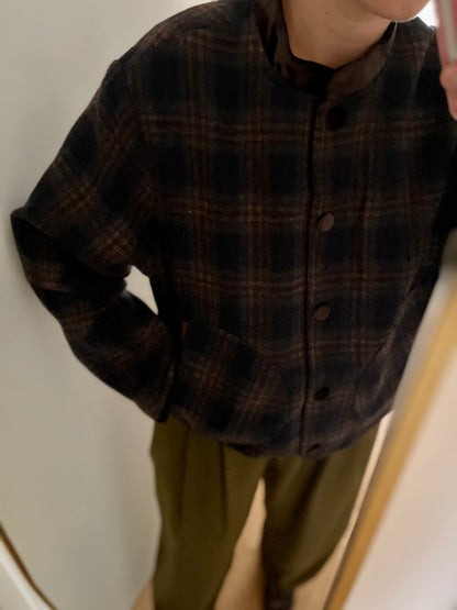Veste GUIREC marine/marron