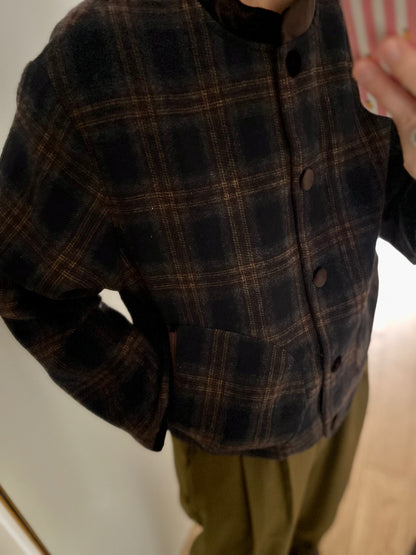 Veste GUIREC marine/marron
