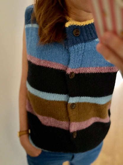 Gilet NINON bleu