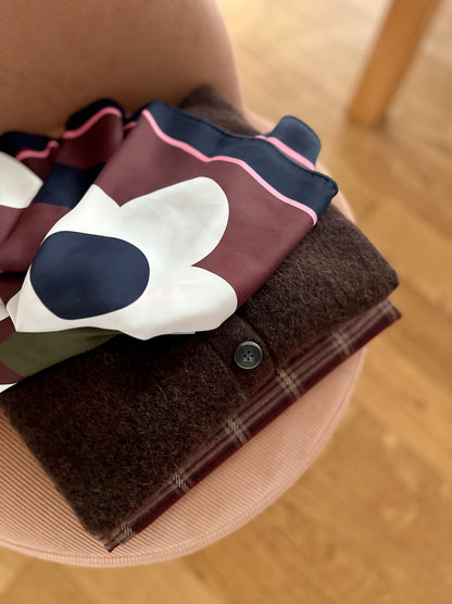 Foulard LISE bouquet chocolat