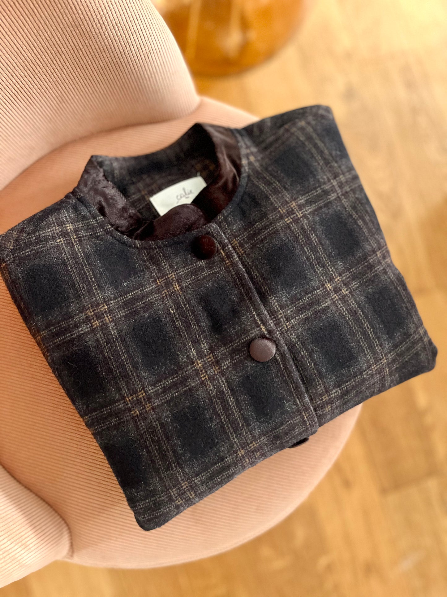 Veste GUIREC marine/marron