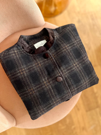 Veste GUIREC marine/marron