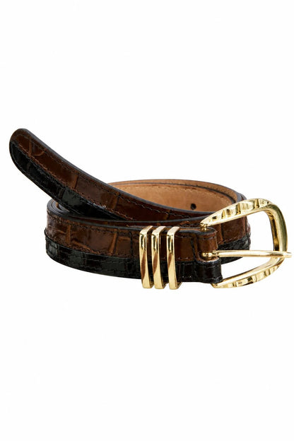 Ceinture HERA marron/noir