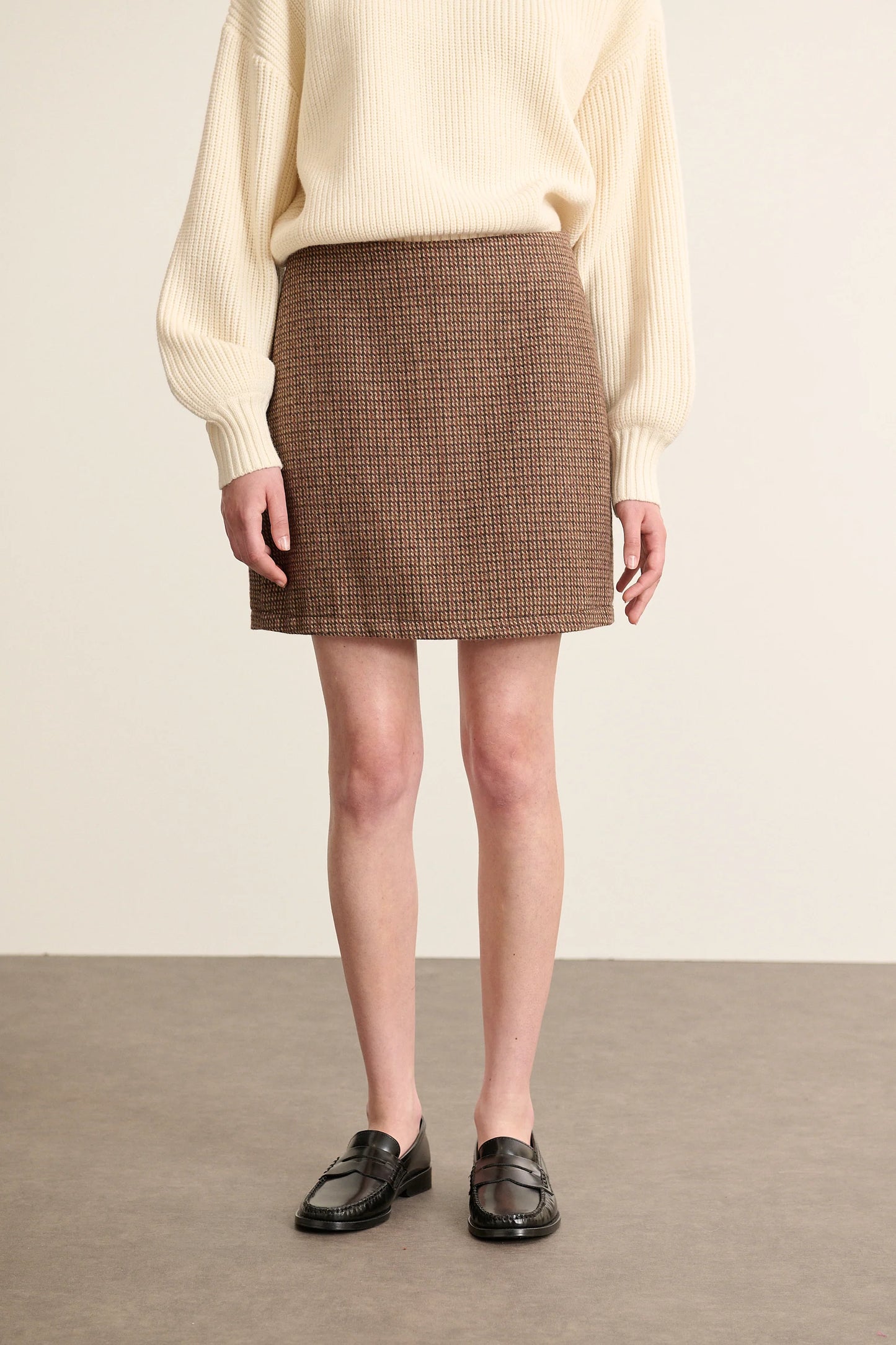 Jupe BOWEN marron