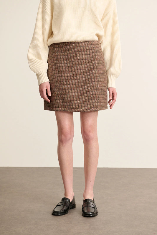 Jupe BOWEN marron