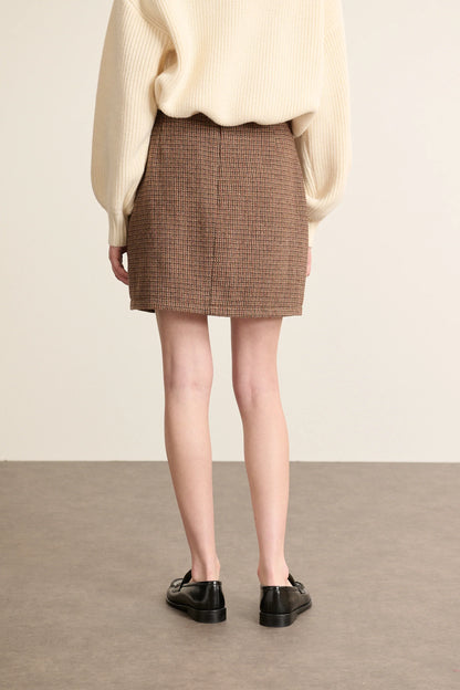 Jupe BOWEN marron