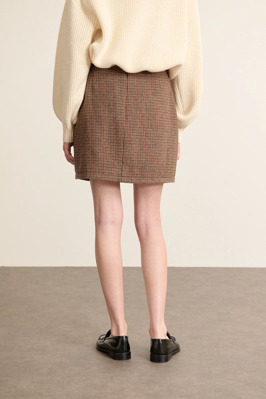Jupe BOWEN marron