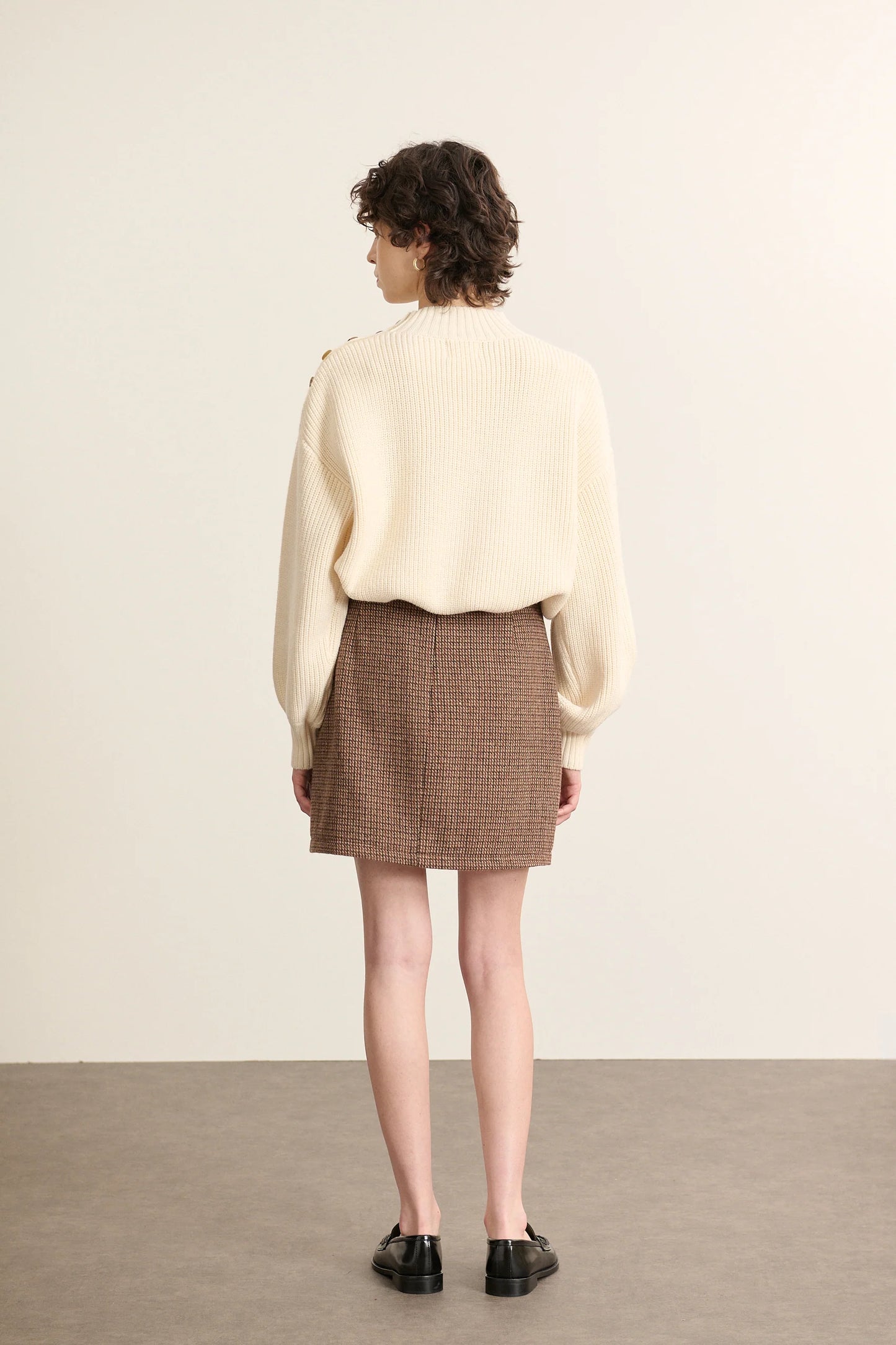 Jupe BOWEN marron