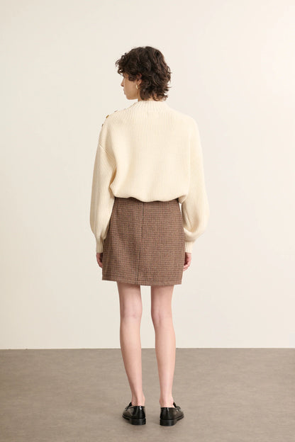 Jupe BOWEN marron