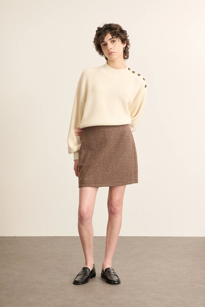 Jupe BOWEN marron
