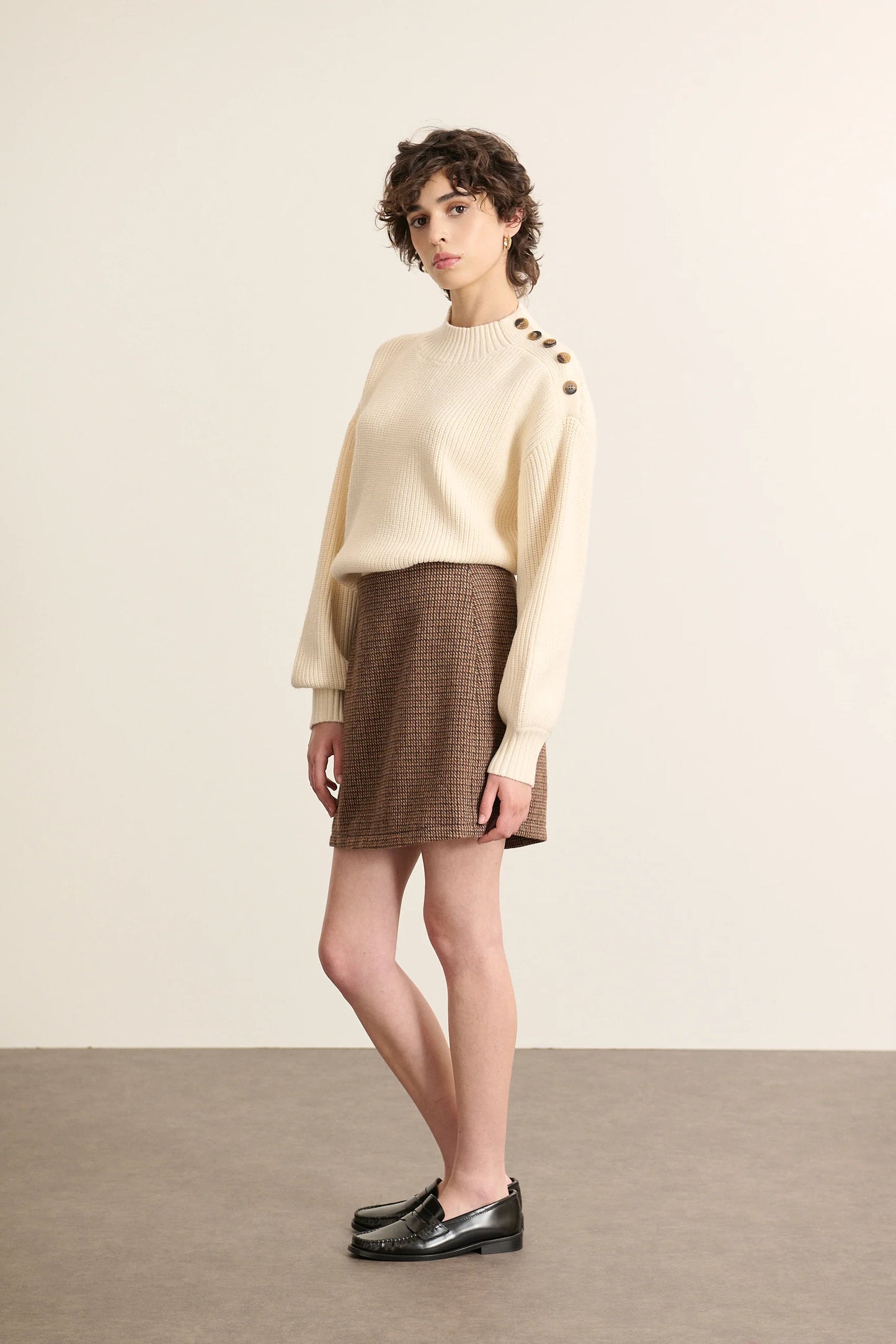Jupe BOWEN marron