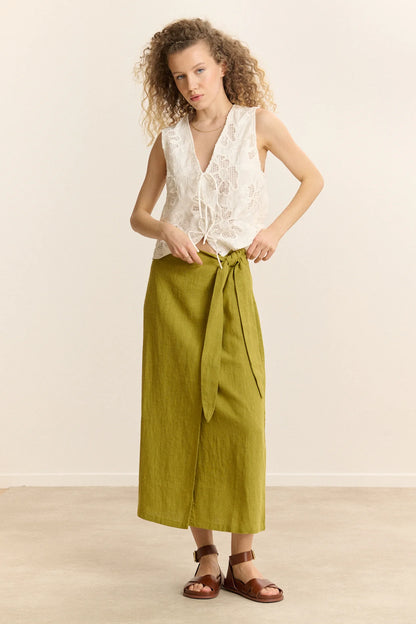 Jupe SUZE olive