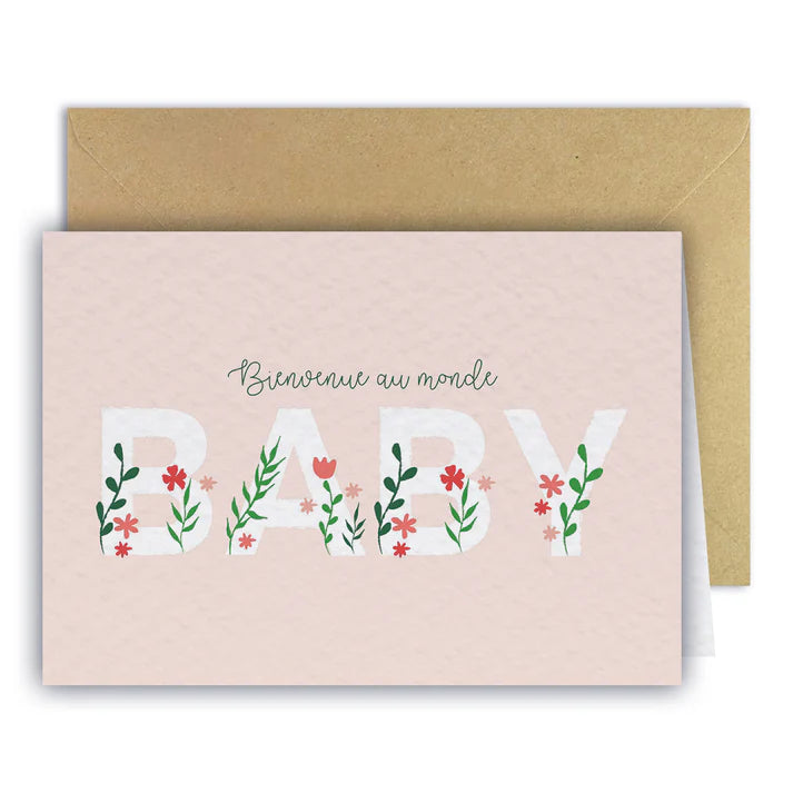 Carte BABY ROSE