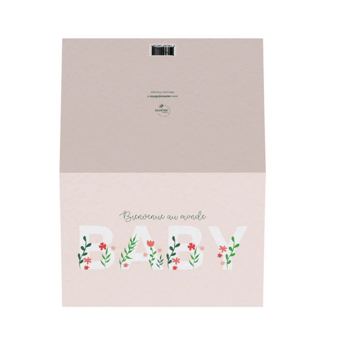Carte BABY ROSE
