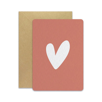 Carte COEUR ROUGE