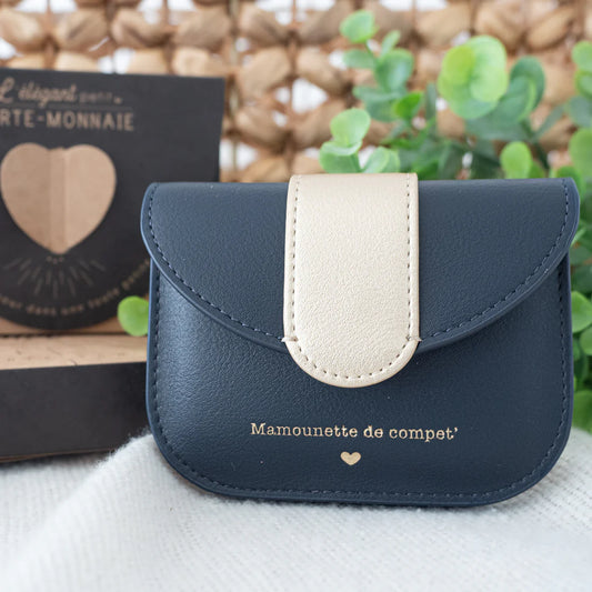 Porte Monnaie MAMOUNETTE DE COMPET' bleu marine
