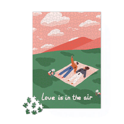 Puzzle 500 pièces LOVE IS IN THE AIR