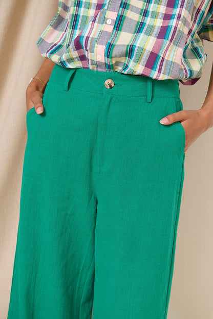 Pantalon VICTORINE turquoise