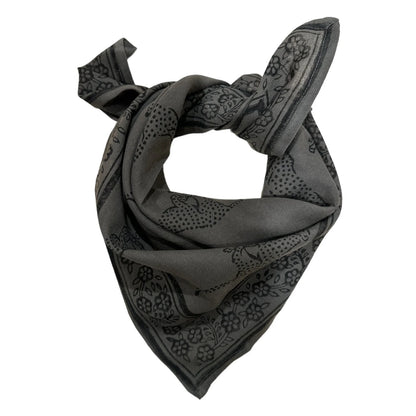 Foulard LEO charbon kid