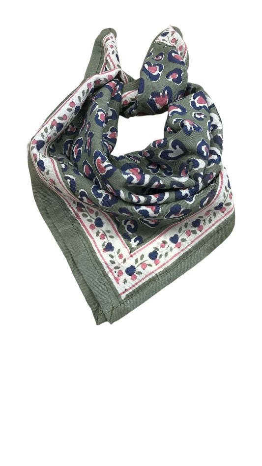 Petit Foulard GABRIEL Léo Vert