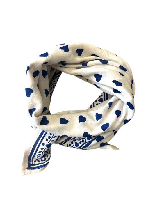 Foulard GABRIEL Love Lapis