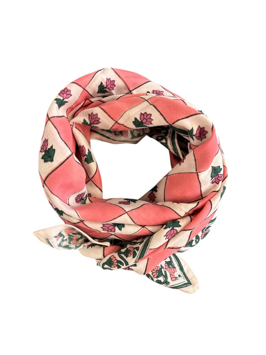 Foulard GABRIEL Flo Pink