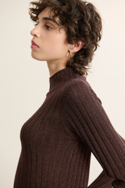 Pull PISTACHE marron