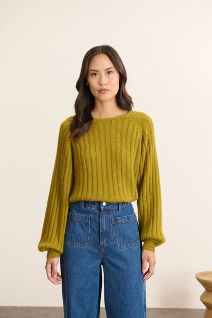 Pull TIMOTHÉ olive