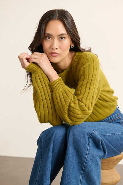 Pull TIMOTHÉ olive
