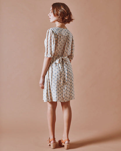 Robe DIMBA bleuet