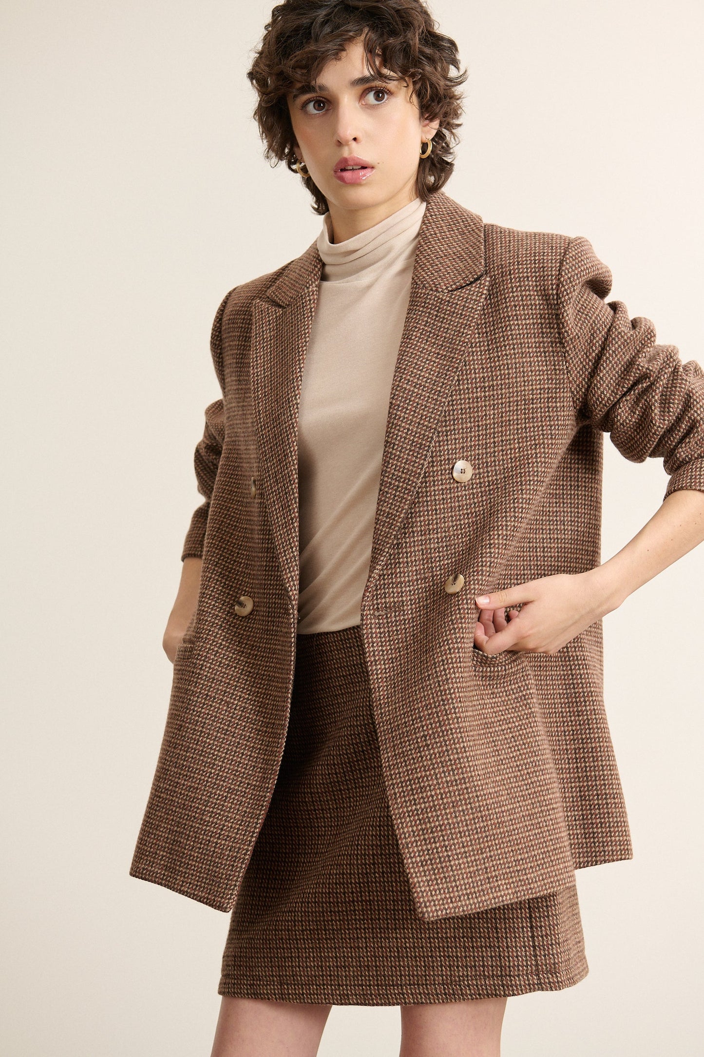 Jupe BOWEN marron