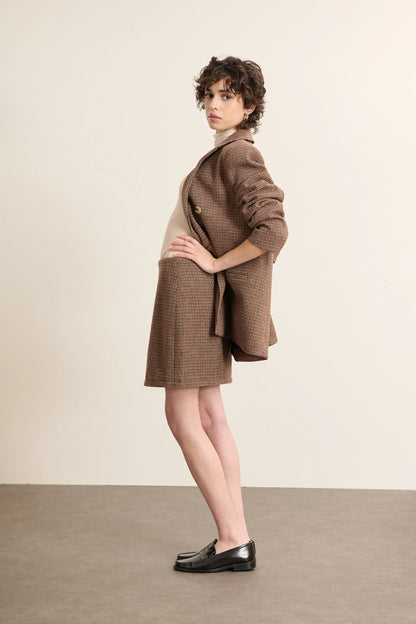 Jupe BOWEN marron