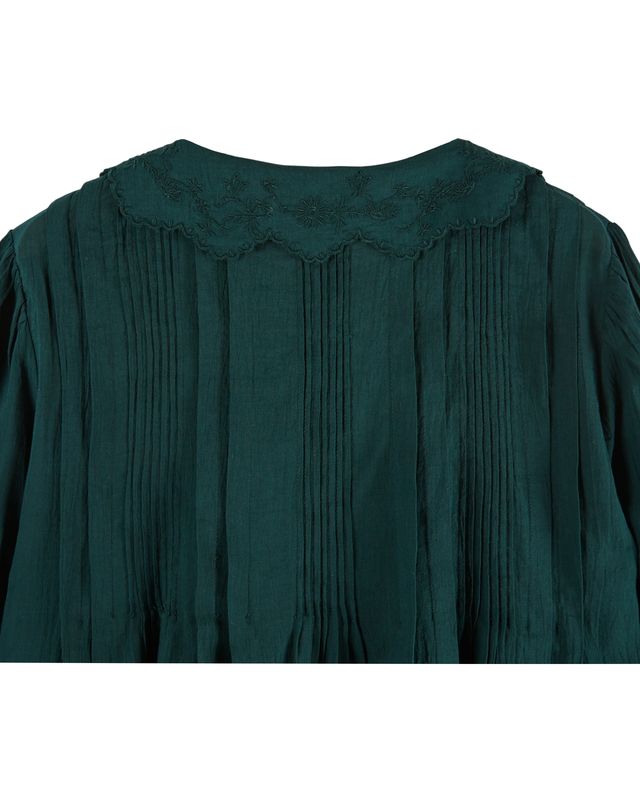 Chemise ELISABETH vert fôret