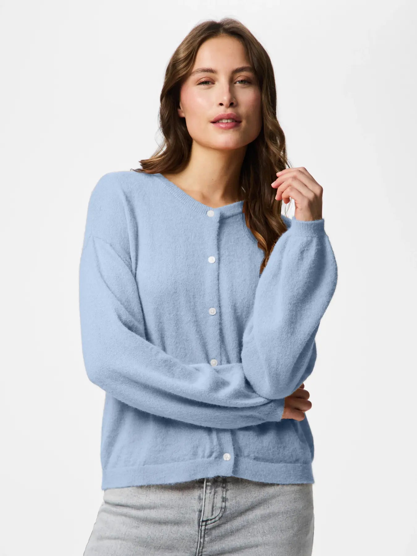 Cardigan NAOMI bleu ciel