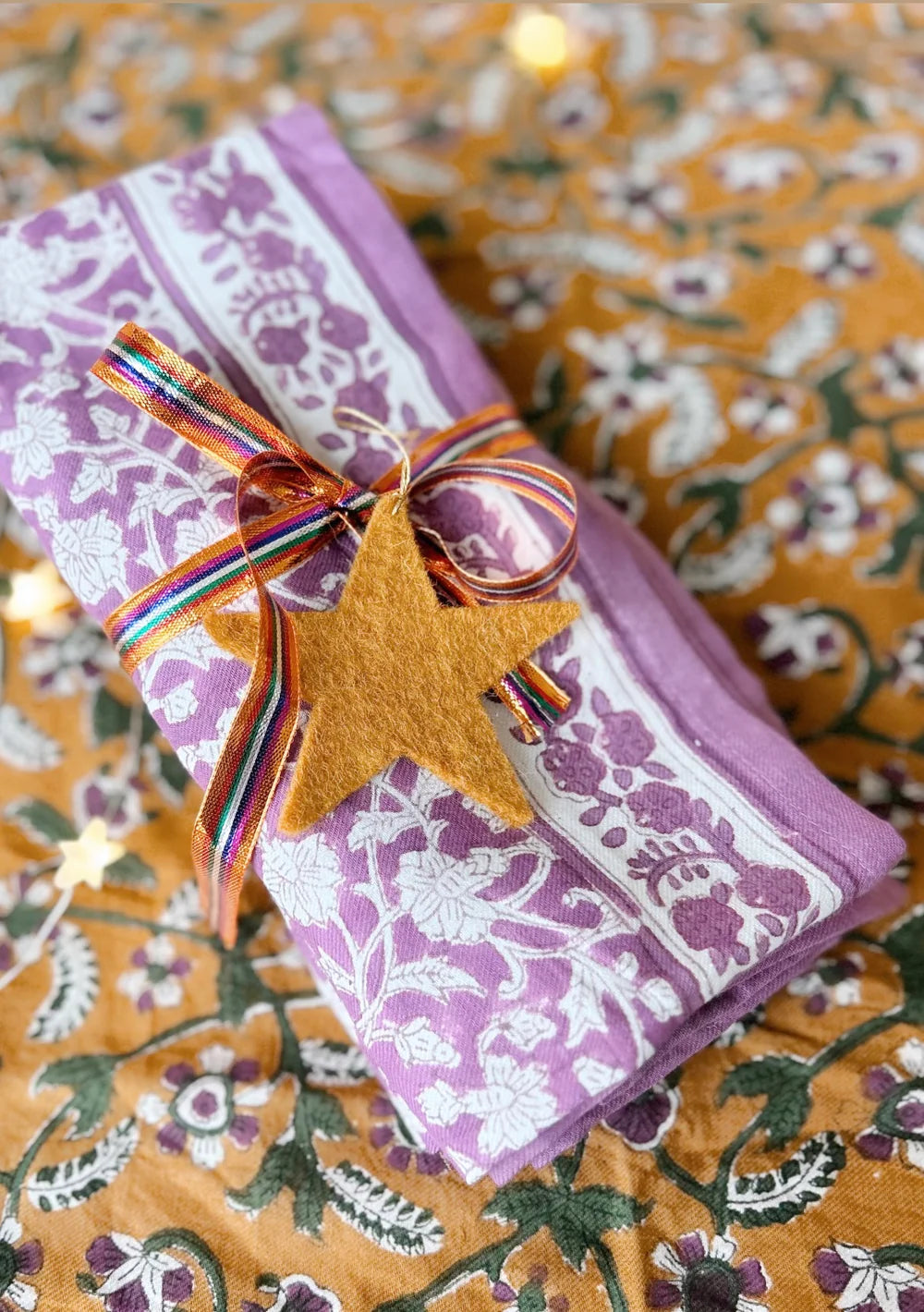 Foulard DELHI lilas kid