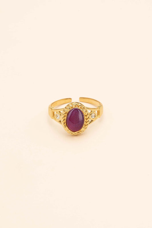 Bague GALINA lilas