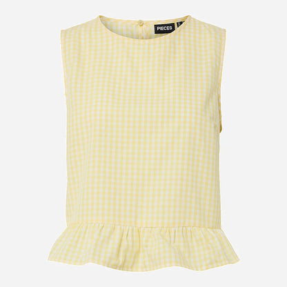 Haut BIBBY vichy jaune