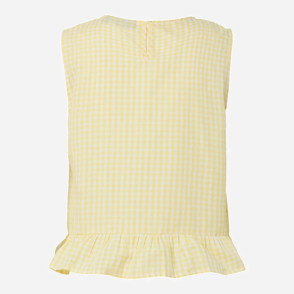 Haut BIBBY vichy jaune