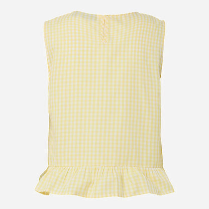 Haut BIBBY vichy jaune