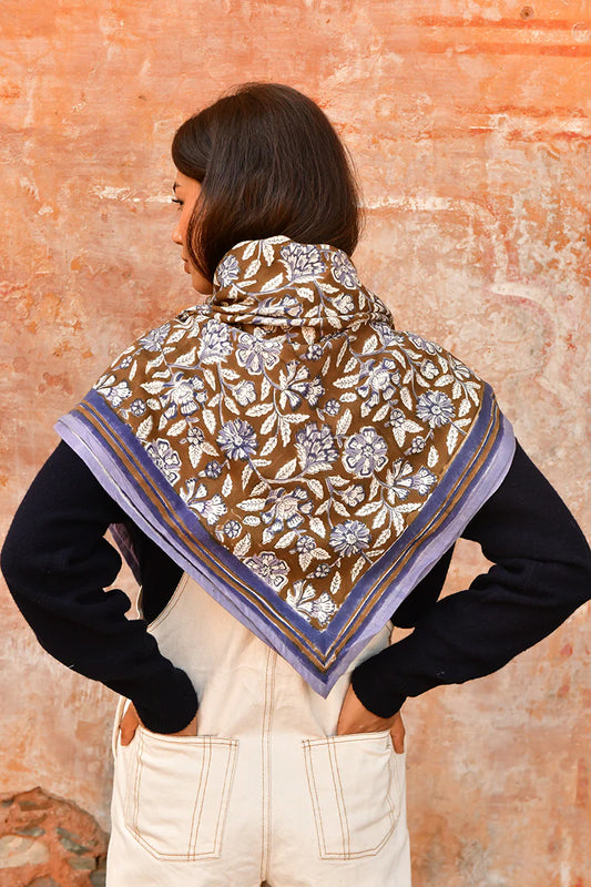 Foulard CARTHAGE bleu