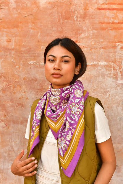 Foulard CARTHAGE violet