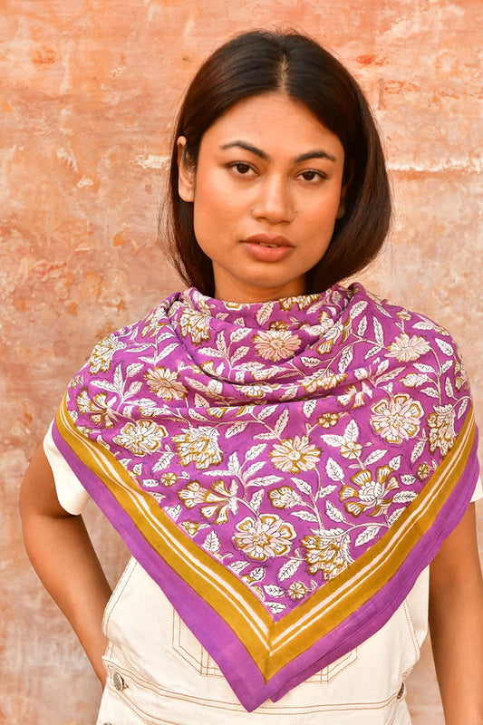 Foulard CARTHAGE violet
