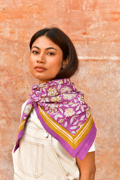 Foulard CARTHAGE violet